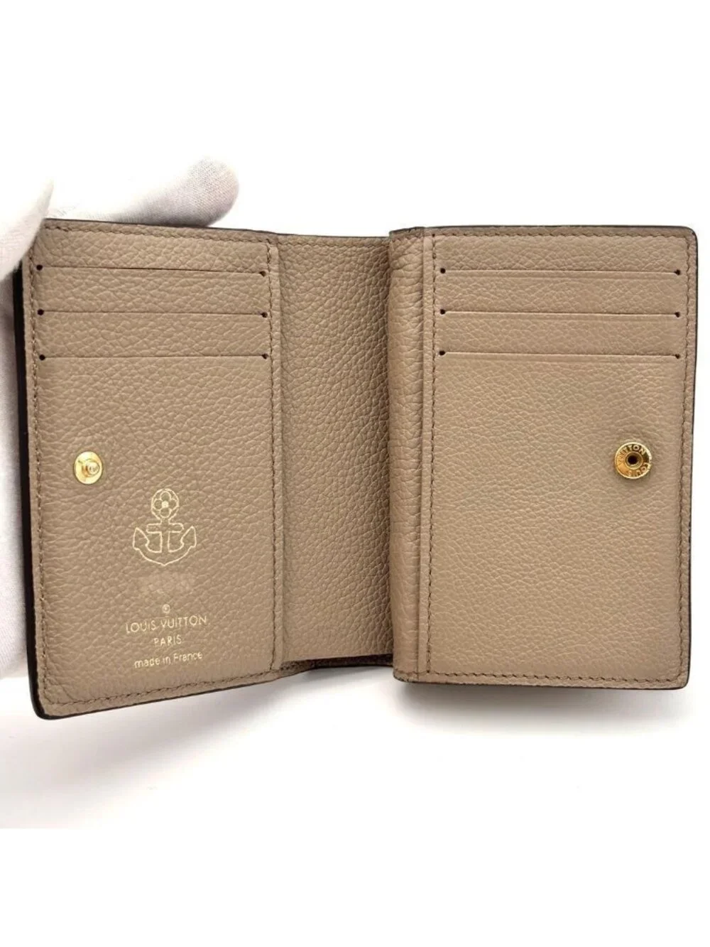 Louis Vuitton Wallet Portefeuille Clair Bicolor Tourterelle